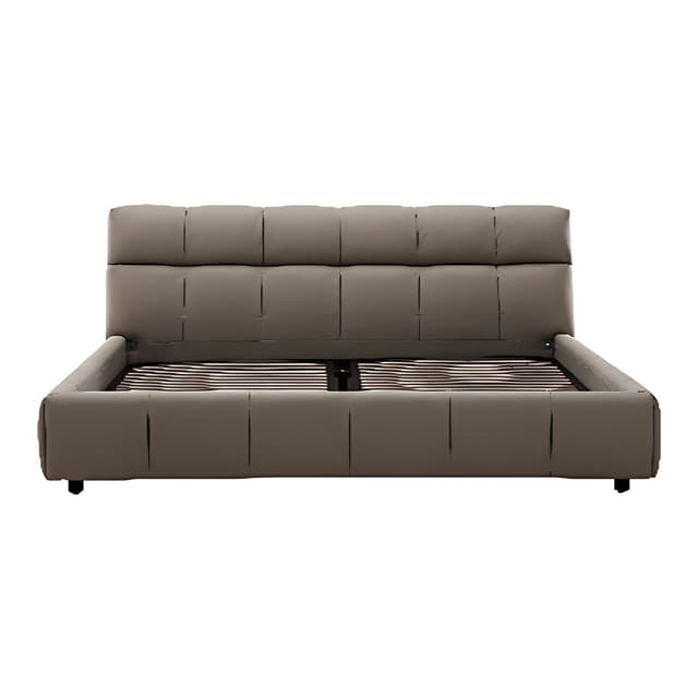 Boman Genuine Leather Bed