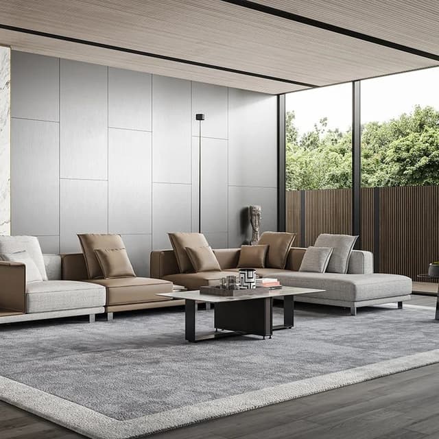 Italian Modular System Sofa